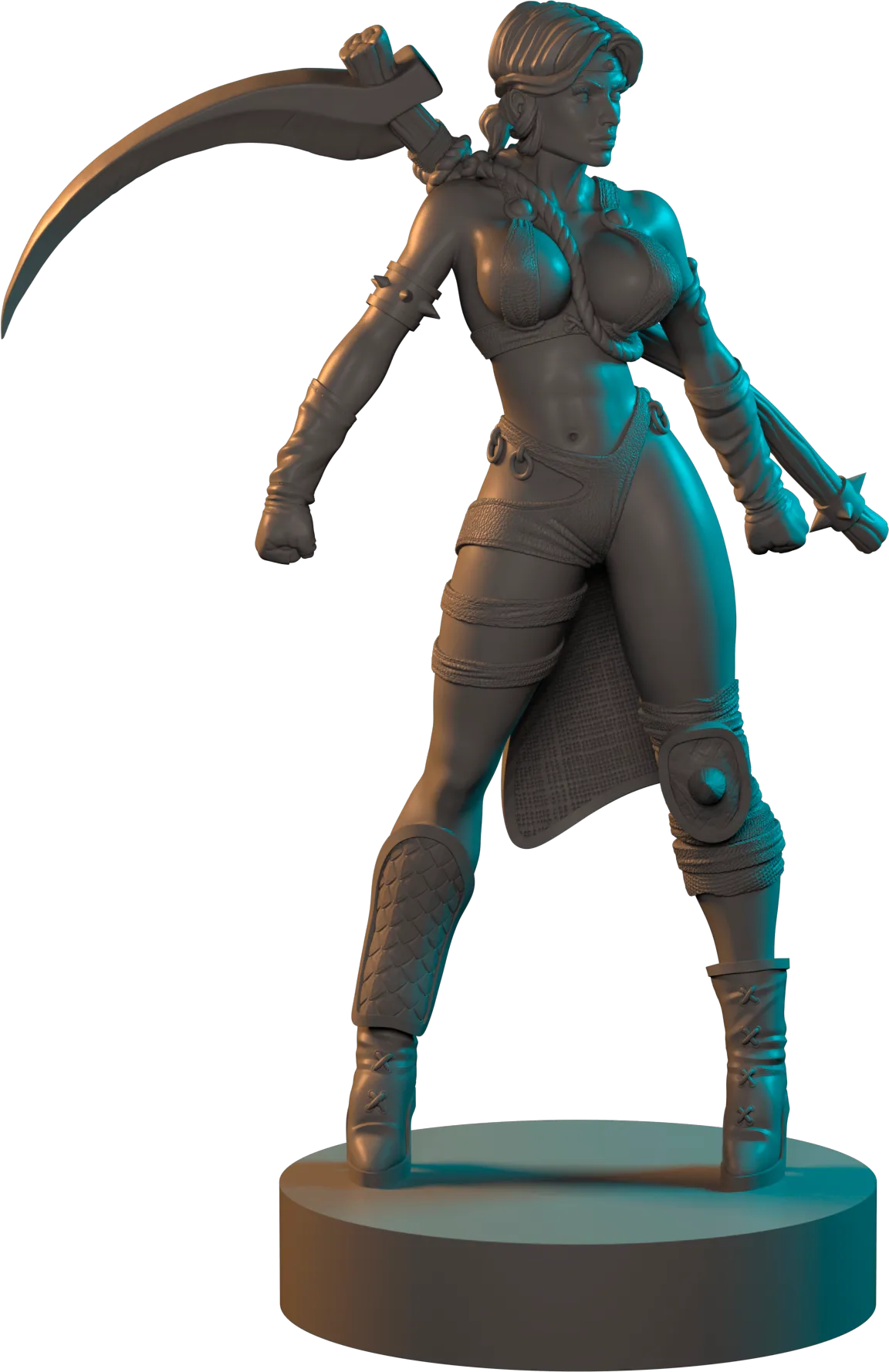 Clover Leaves - Fighter Girl #3 - Nika - 75mm Pin Up/Figure/Model/Diorama