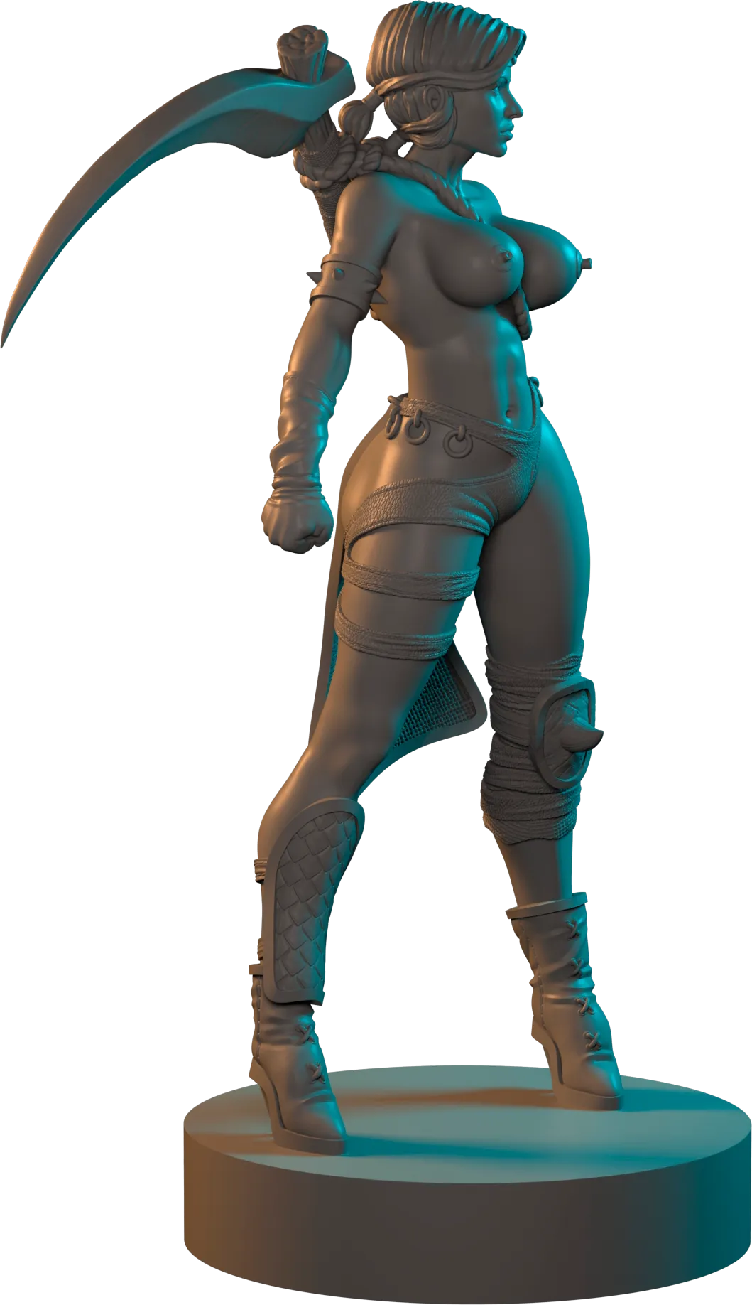 Clover Leaves - Fighter Girl #3 - Nika - 75mm Pin Up/Figure/Model/Diorama