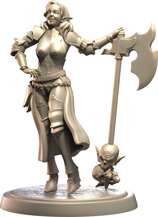 3D IPStudios - Elf Warriors - Nymara - Pin Up/Figure/Model/Diorama - Helios3DPrinting