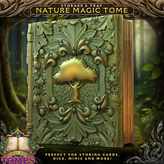 FatesEnd - Dice/Card Tome - Nature Magic - DnD/TTRPG/Roleplaying/Wargames