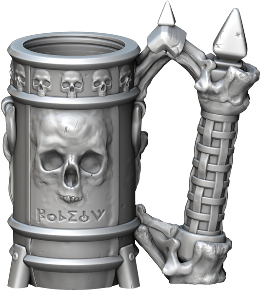 Ars Moriendi - Mythic Mugs - Necromancer - DnD/TTRPG/Roleplaying/Wargames - Helios3DPrinting