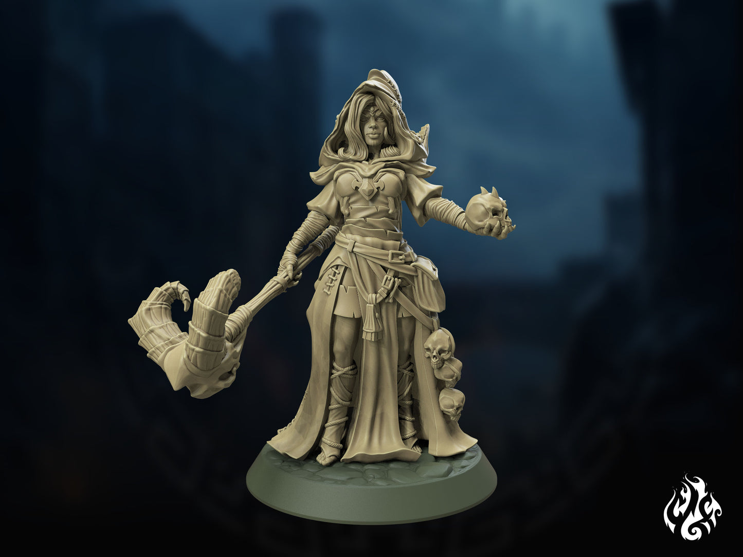 Crippled God Foundry - Human Necromancer - DnD/TTRPG Figure/Miniature
