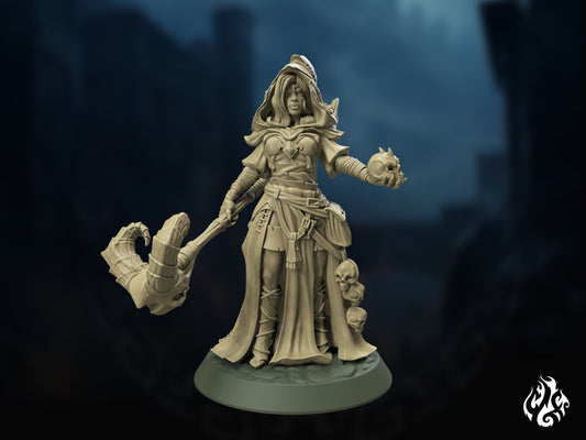 Crippled God Foundry - Human Necromancer - DnD/TTRPG Figure/Miniature