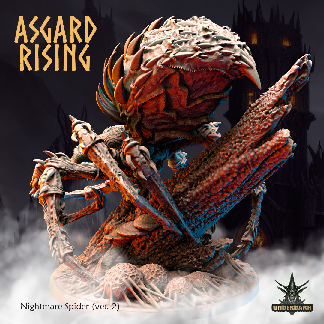 Asgard Rising - Underdark - Nightmare Spider - DnD/TTRPG Figure/Miniature