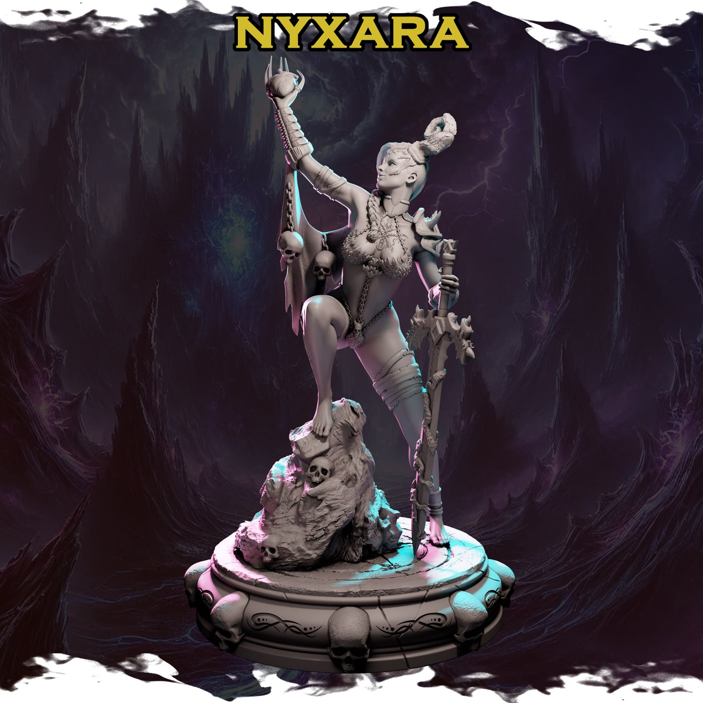 Gilmore Studio - Ladies of Chaos #3 - Nyxara - 75mm Pin Up/Figure/Model/Diorama