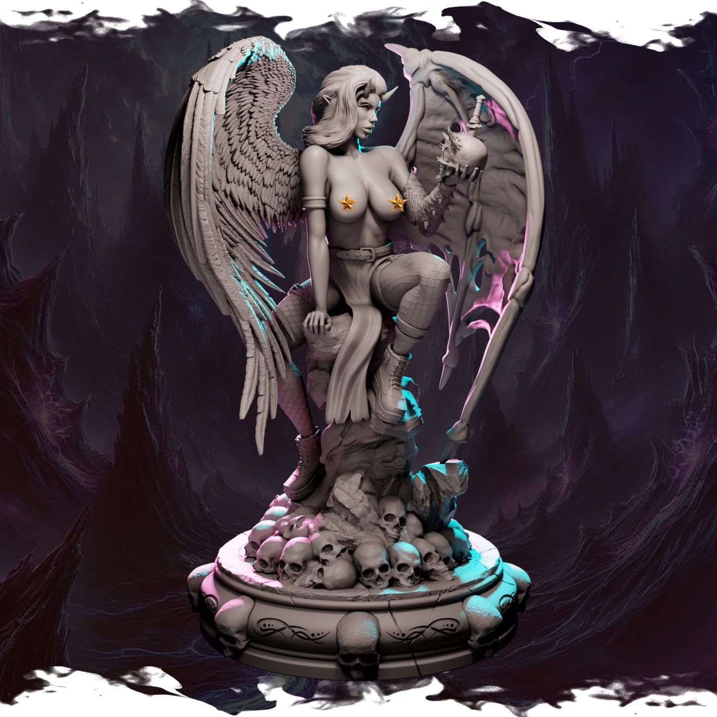 Gilmore Studio - Ladies of Chaos #3 - Nocta - 75mm Pin Up/Figure/Model/Diorama
