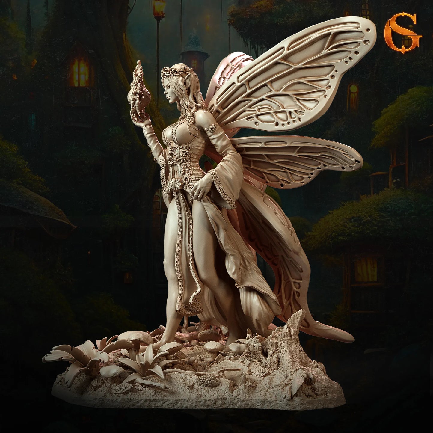 Solgoodcreations - Fairy Enchantress Nora Petalsplay - 75/140mm Pin Up/Figure/Model/Diorama