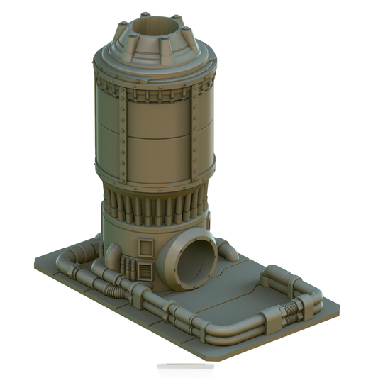 Crab Miniatures - Sci-Fi Dice Towers - Nuclear Silo -DnD/TTRPG/Roleplaying/Wargames