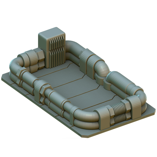 Crab Miniatures - Sci-Fi Dice Trays - Nuclear Silo - DnD/TTRPG/Roleplaying/Wargames