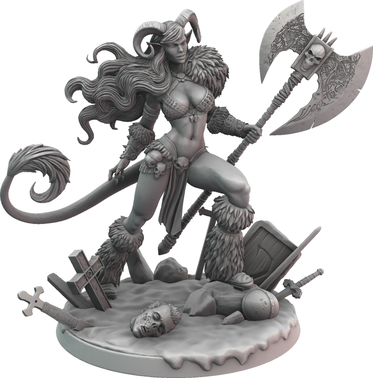 Cosmondo - Savage Souls - Nyx Emberhorn - 75/120mm Pin Up/Figure/Model/Diorama
