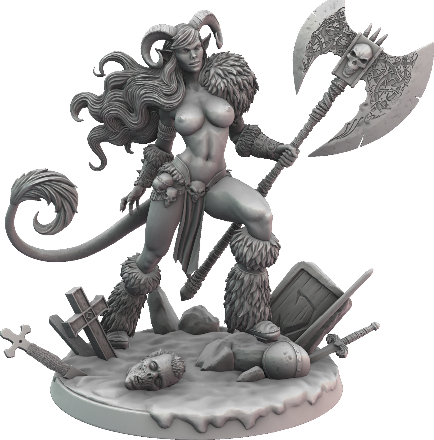 Cosmondo - Savage Souls - Nyx Emberhorn - 75/120mm Pin Up/Figure/Model/Diorama