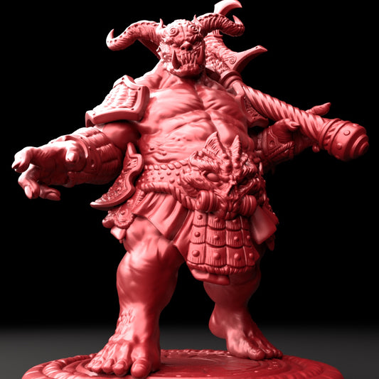 Brayan Nafarrate - Bestiary #5 - Oni Ogre #3 - DnD/TTRPG Figure/Miniature