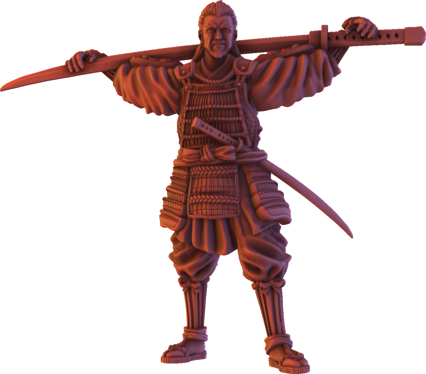 Forged Path - Tokugawa Bushido - Odachi - DnD/Pathfinder/TTRPG Figure