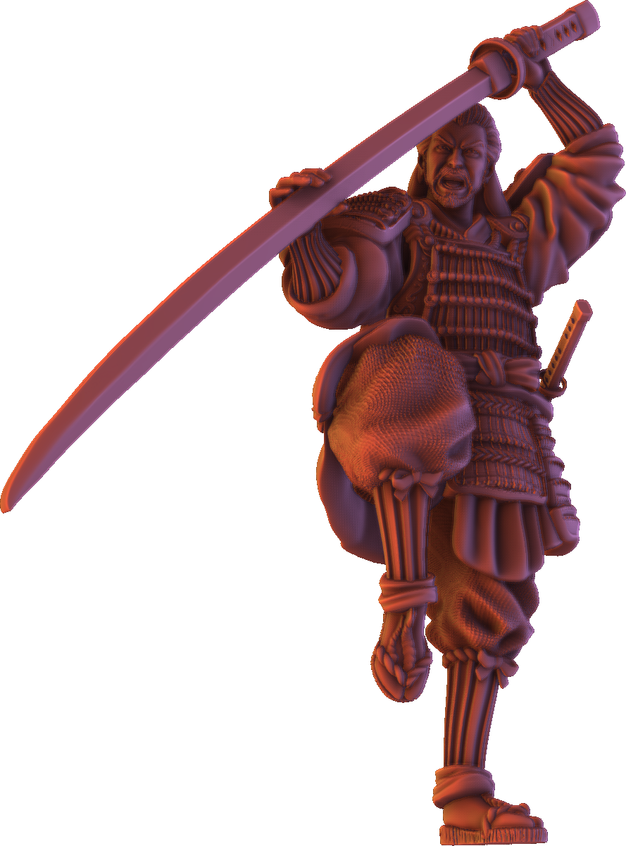 Forged Path - Tokugawa Bushido - Odachi - DnD/Pathfinder/TTRPG Figure