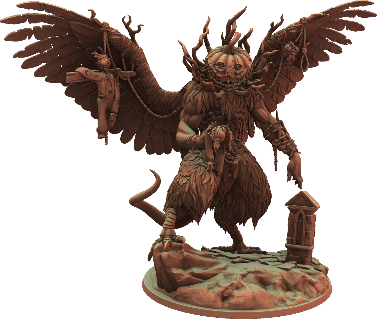 3DPZstudio - Hallowswheat - Old Man Jack - DnD/TTRPG Figure/Miniature