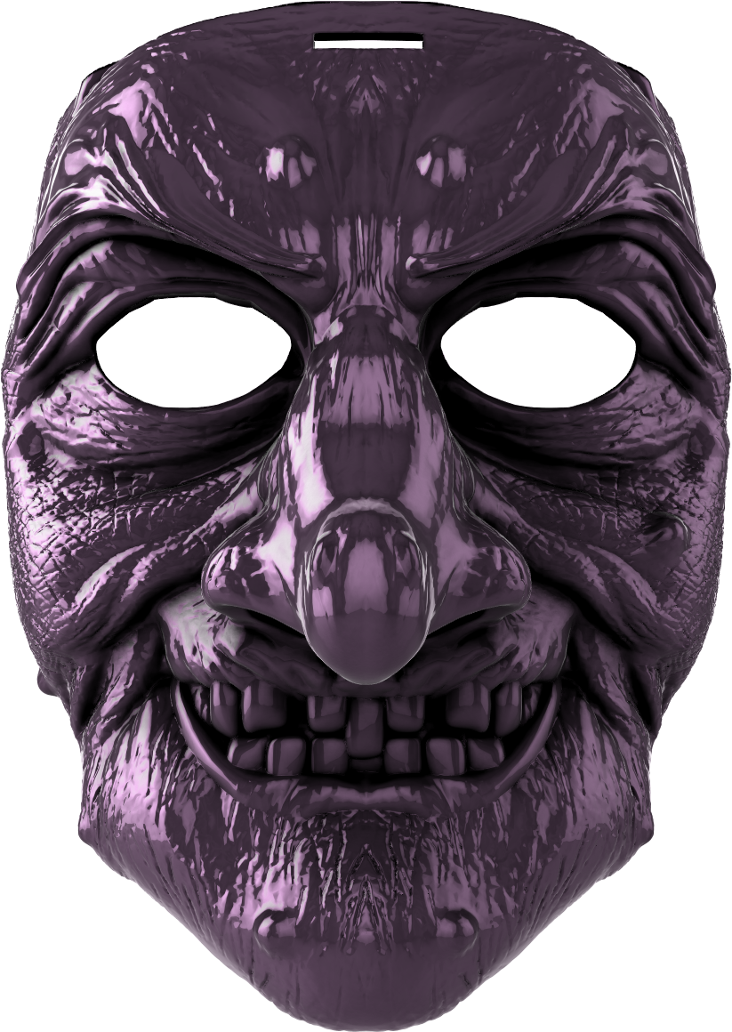 Digital Creative Works - Halloween Mask - Witch - Prop/Decoration/Seasonal
