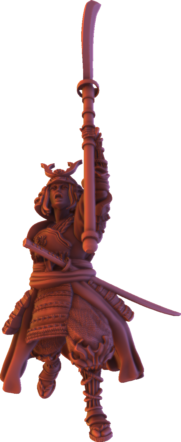 Forged Path - Tokugawa Bushido - Onna Bushi - DnD/Pathfinder/TTRPG Figure