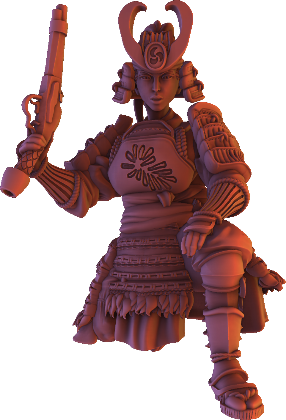 Forged Path - Tokugawa Bushido - Onna Bugeisha - DnD/Pathfinder/TTRPG Figure