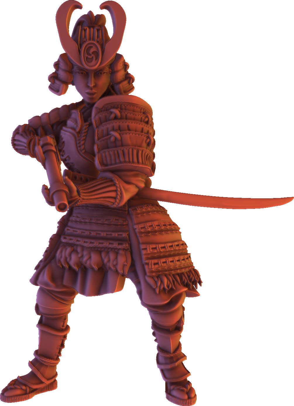 Forged Path - Tokugawa Bushido - Onna Bugeisha - DnD/Pathfinder/TTRPG Figure