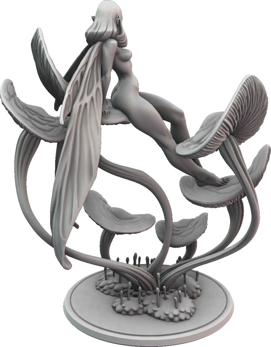 Blackthorn Miniatures - Moon Faerie - 75mm Pin Up/Figure/Model/Diorama