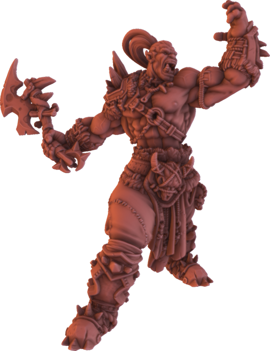 Brayan Nafarrate - Gnadug The Bonebreaker Orc - 75/150mm Pin Up/Figure/Model/Diorama