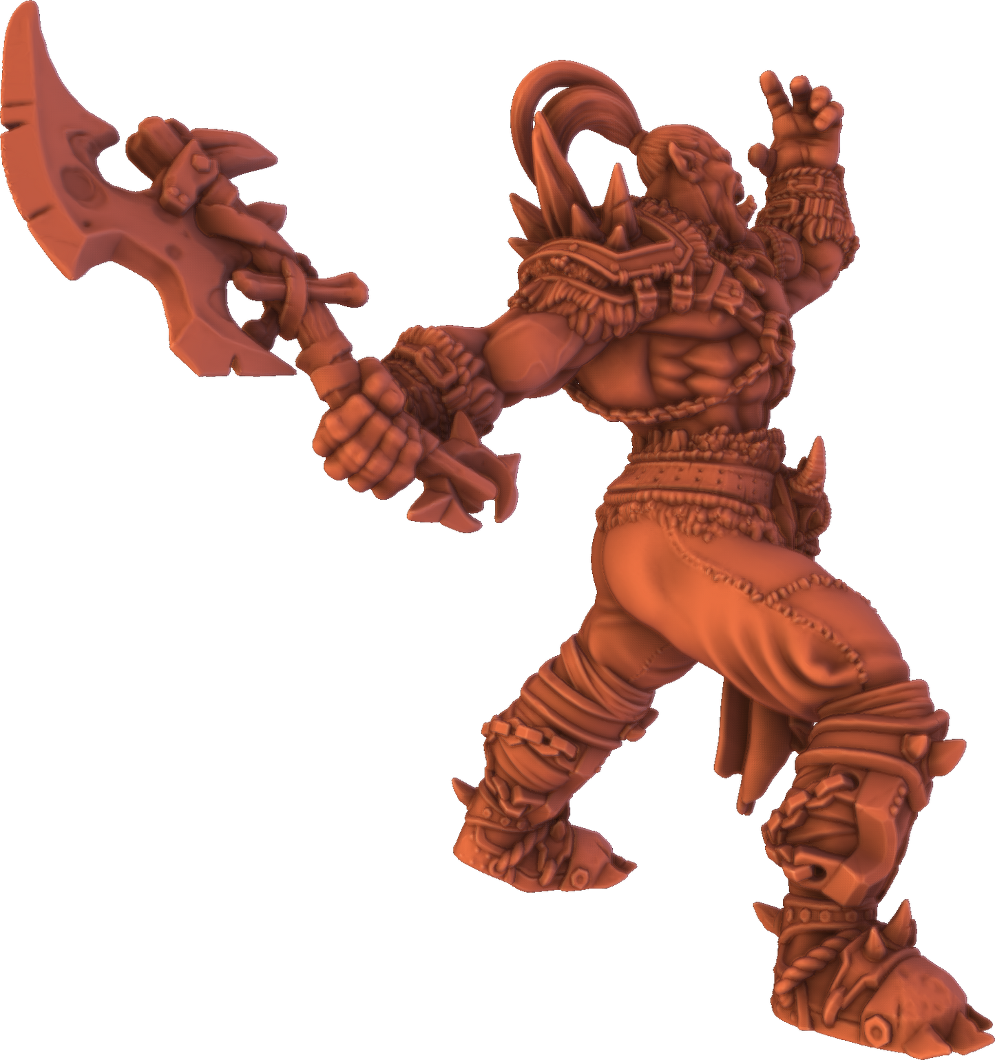 Brayan Nafarrate - Gnadug The Bonebreaker Orc - 75/150mm Pin Up/Figure/Model/Diorama