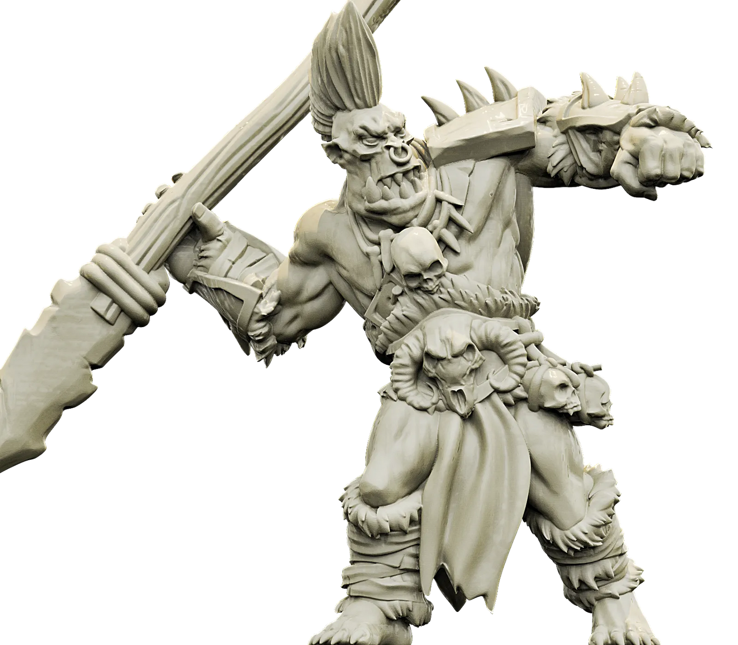 Brayan Nafarrate - Bestiary #4 - Orc Female #4 - DnD/TTRPG Figure/Miniature