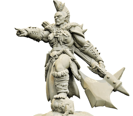 Brayan Nafarrate - Bestiary #4 - Orc Female #2 - DnD/TTRPG Figure/Miniature