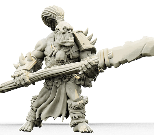 Brayan Nafarrate - Bestiary #4 - Orc Male #4 - DnD/TTRPG Figure/Miniature