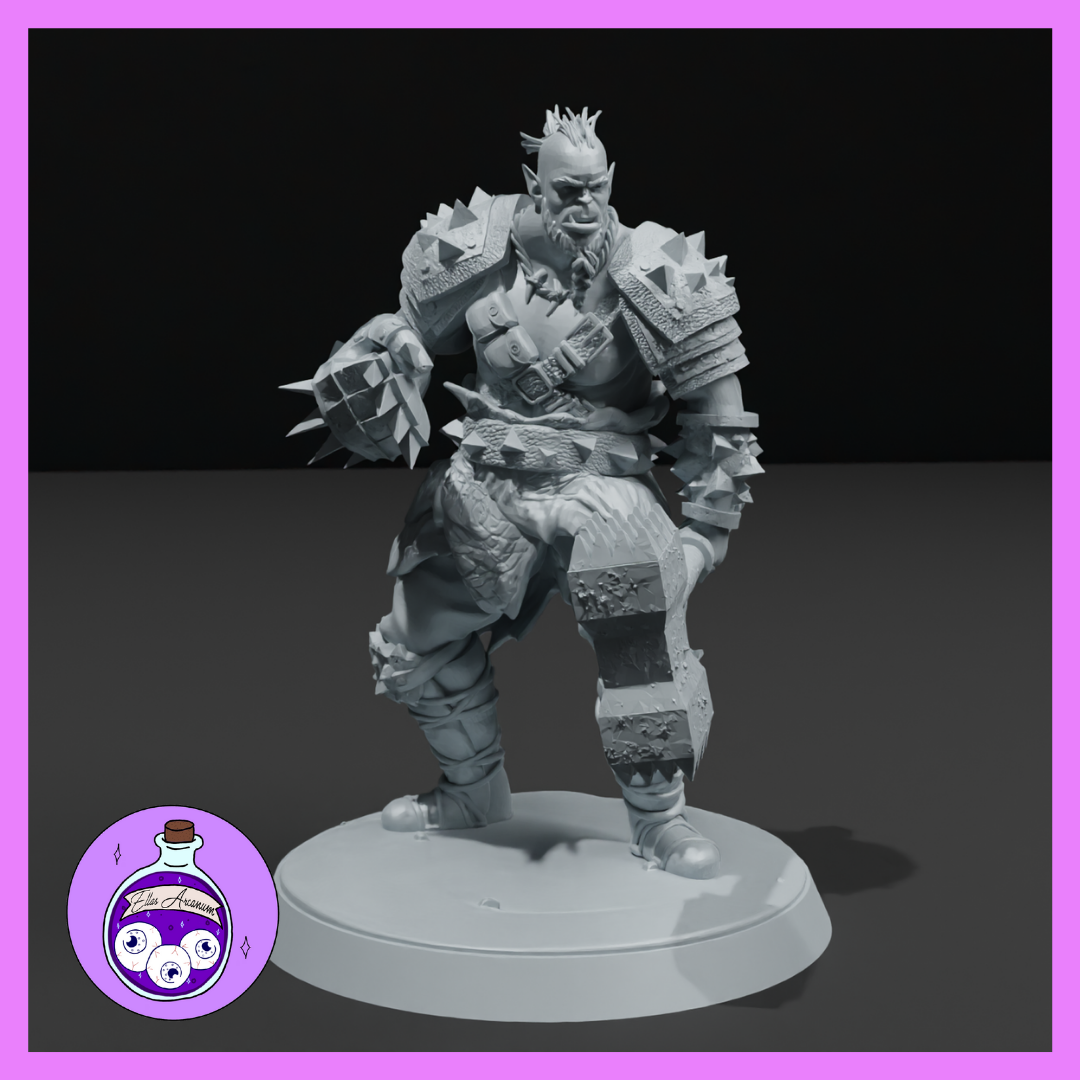 Ella's Arcanum - RPG Essentials #2 - Orc Marauder #2 - DnD/Pathfinder/TTRPG