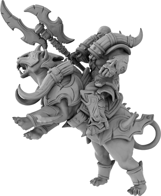 Brayan Nafarrate - Orc w/Puma #2 - DnD/TTRPG Figure/Miniature