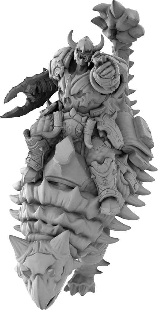 Brayan Nafarrate - Orc w/Ankylosaurus #1 - DnD/TTRPG Figure/Miniature