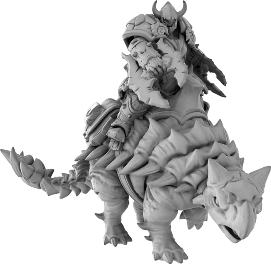Brayan Nafarrate - Orc w/Ankylosaurus #2 - DnD/TTRPG Figure/Miniature