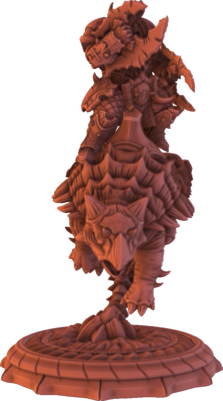 Brayan Nafarrate - Orc w/Ankylosaurus #3 - DnD/TTRPG Figure/Miniature
