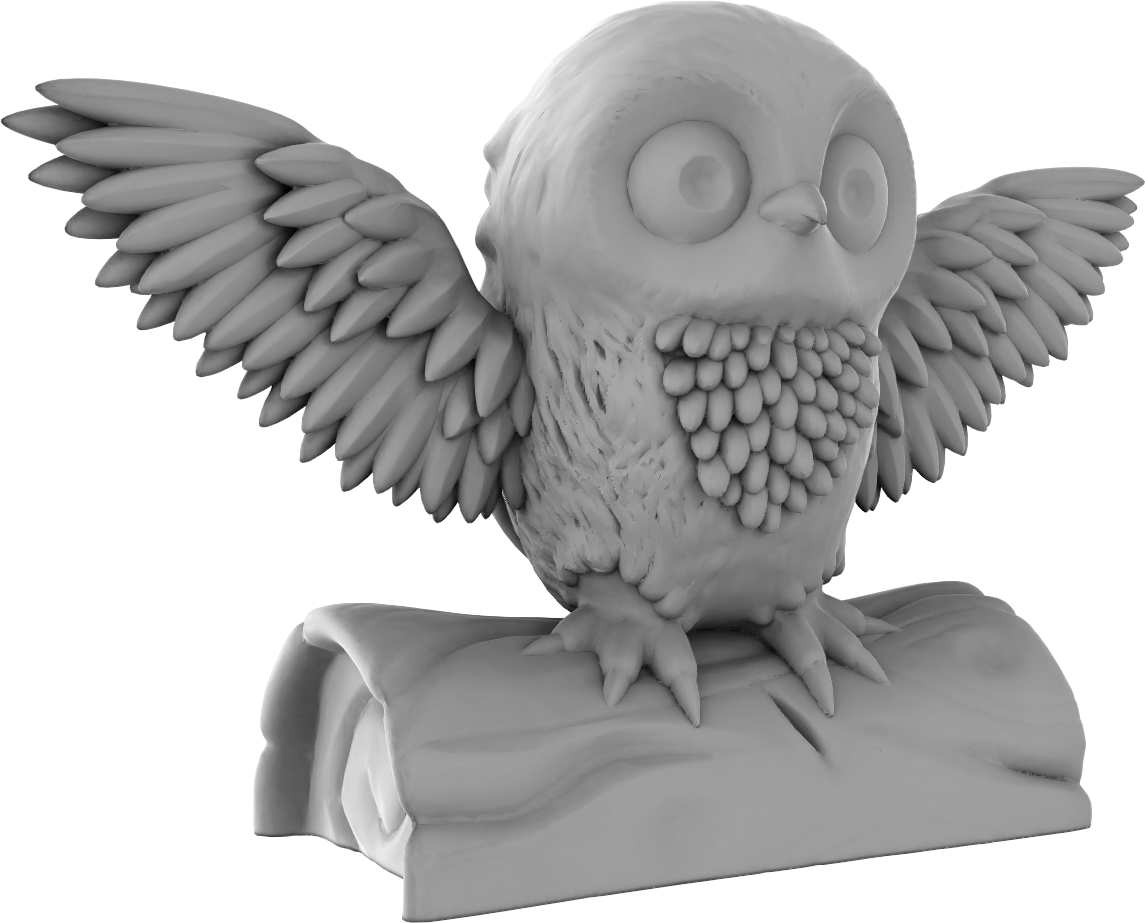 Brayan Nafarrate - Bestiary #4 - Pet Owl - DnD/TTRPG Figure/Miniature