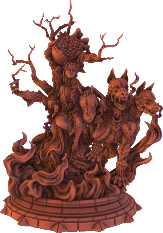 Brayan Nafarrate - Persephone & Cerberus - 75mm Pin Up/Figure/Model/Diorama