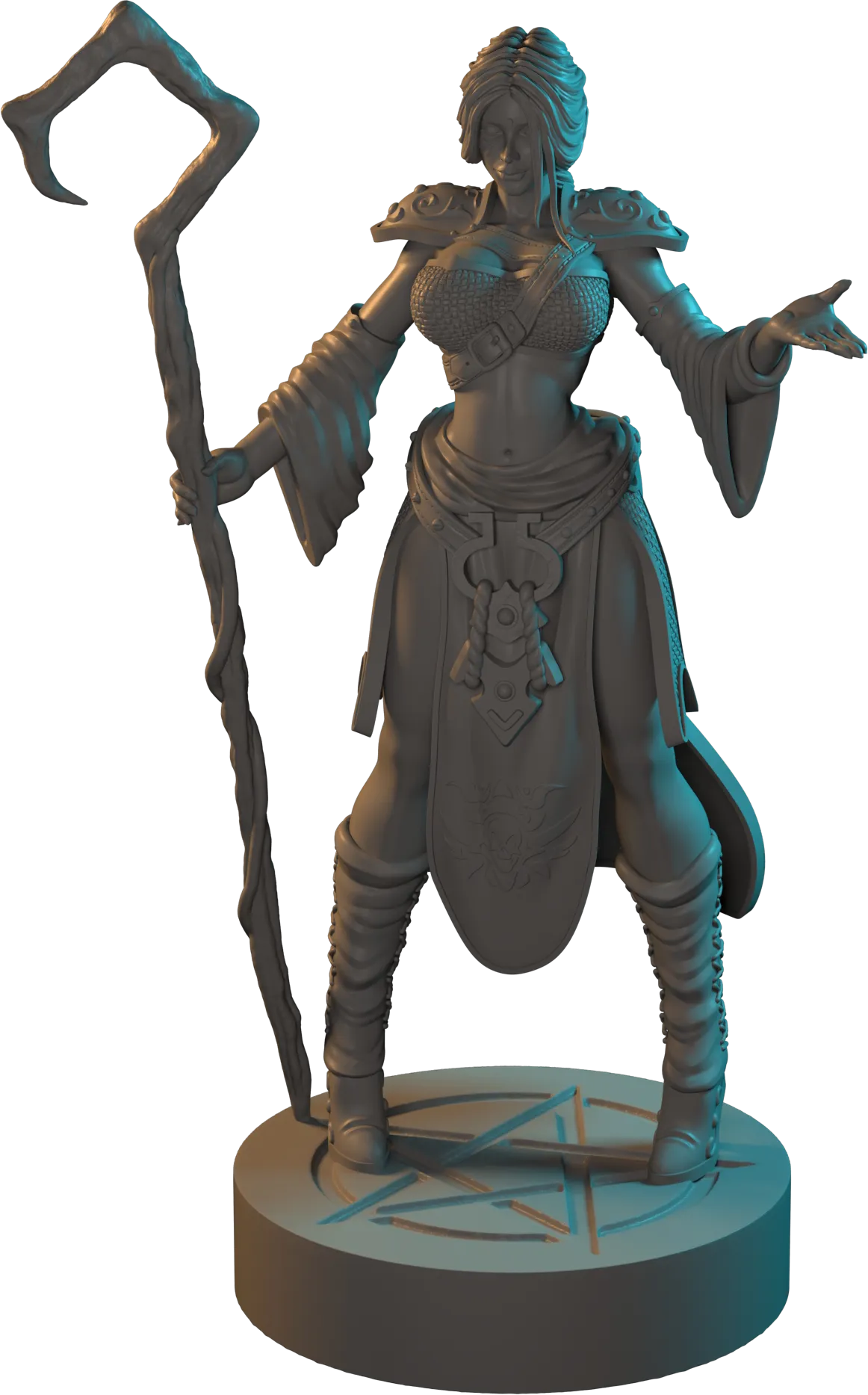 Clover Leaves - Fighter Girl #4 - Pili - 75mm Pin Up/Figure/Model/Diorama