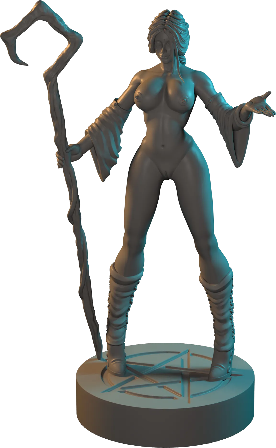Clover Leaves - Fighter Girl #4 - Pili - 75mm Pin Up/Figure/Model/Diorama