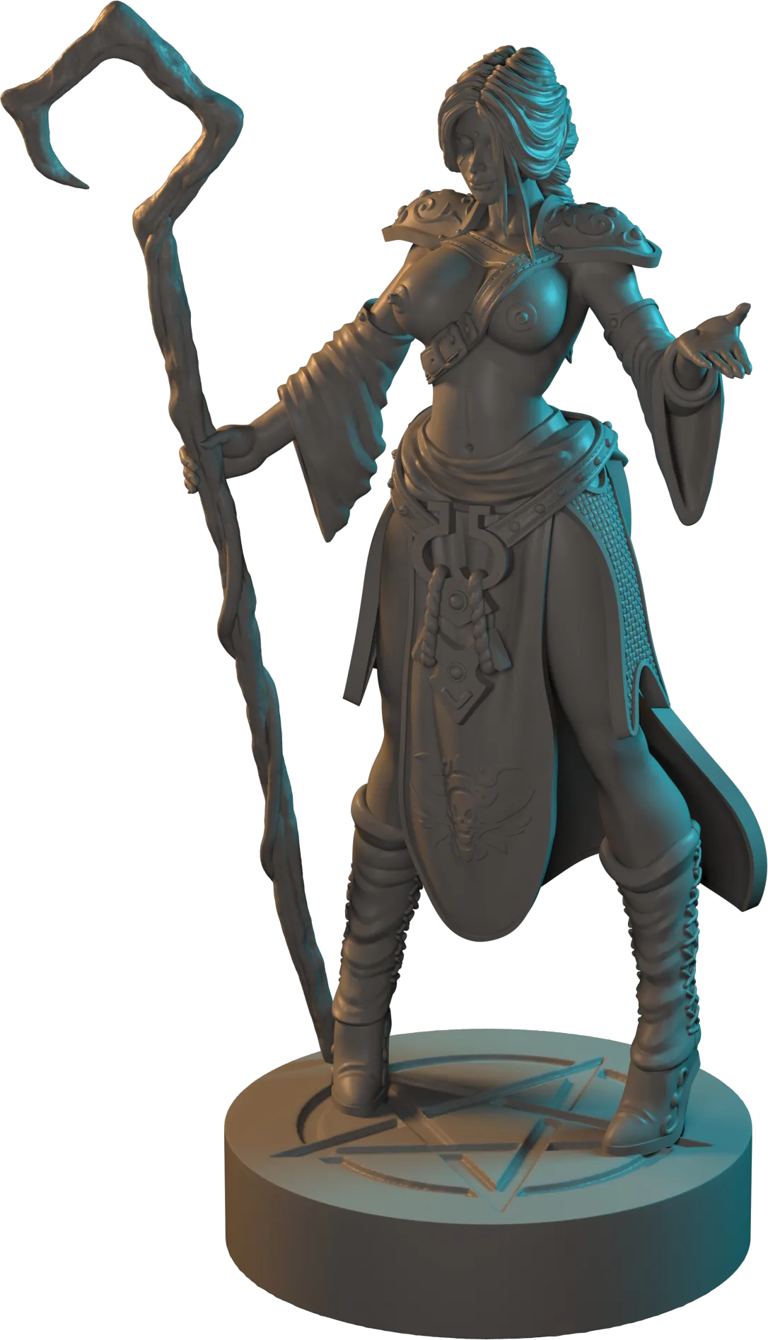 Clover Leaves - Fighter Girl #4 - Pili - 75mm Pin Up/Figure/Model/Diorama