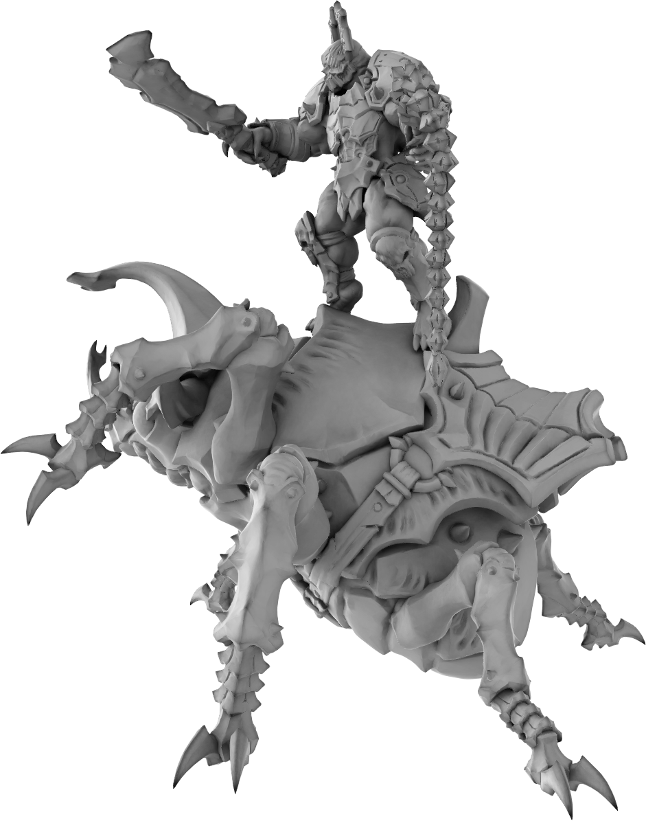 Brayan Nafarrate - Demon Punisher #1 - DnD/TTRPG Figure/Miniature
