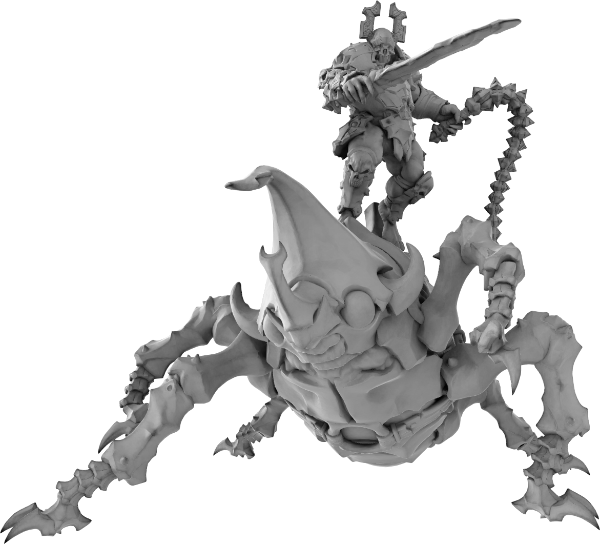 Brayan Nafarrate - Demon Punisher #1 - DnD/TTRPG Figure/Miniature