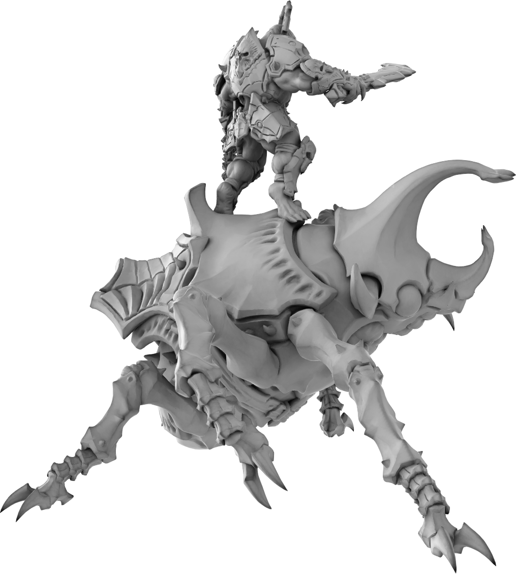 Brayan Nafarrate - Demon Punisher #1 - DnD/TTRPG Figure/Miniature
