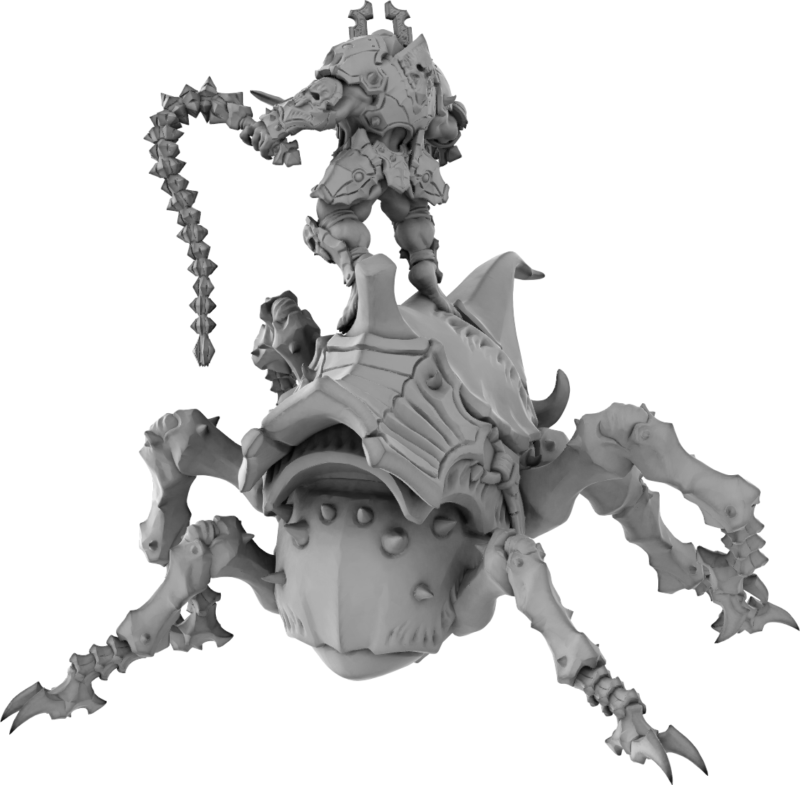 Brayan Nafarrate - Demon Punisher #1 - DnD/TTRPG Figure/Miniature