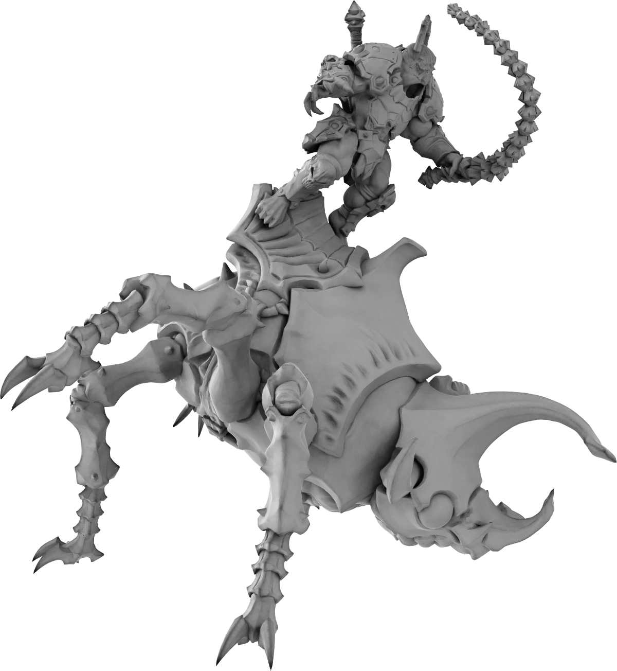 Brayan Nafarrate - Demon Punisher #2 - DnD/TTRPG Figure/Miniature