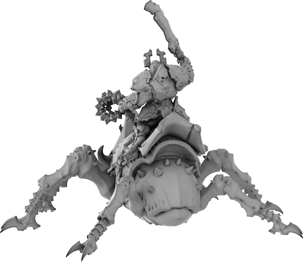 Brayan Nafarrate - Demon Punisher #3 - DnD/TTRPG Figure/Miniature