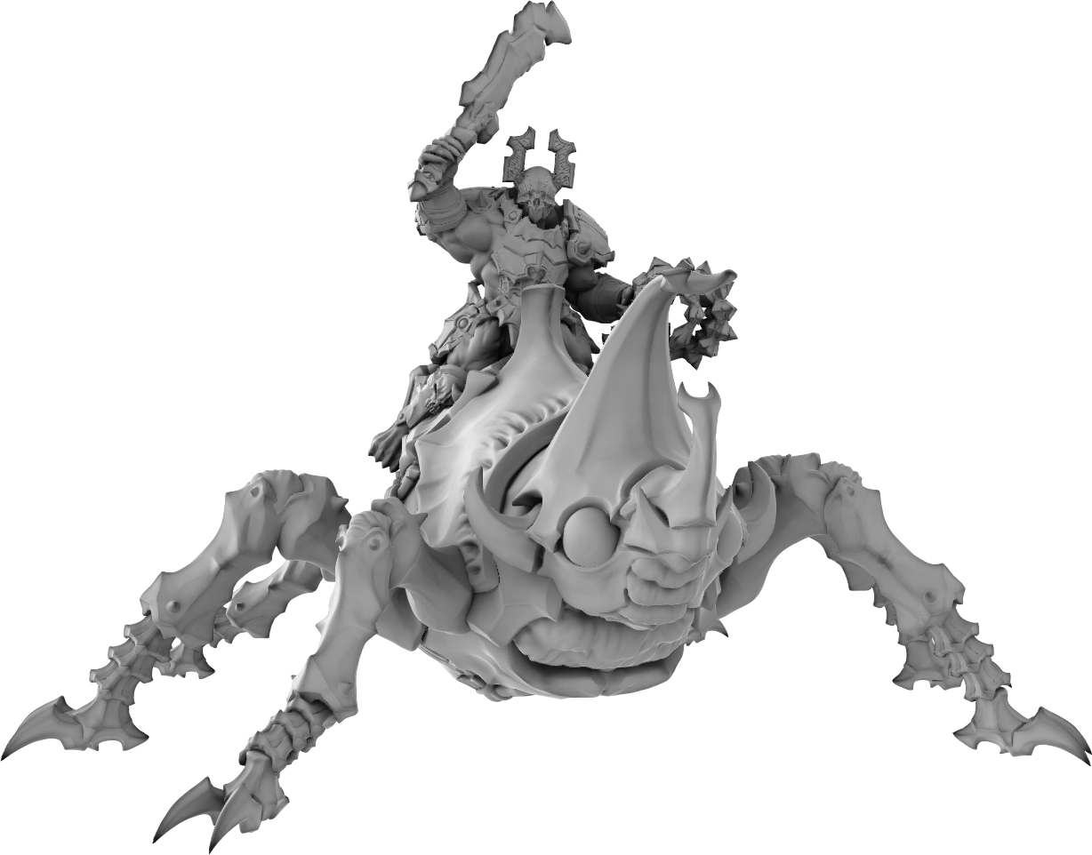Brayan Nafarrate - Demon Punisher #3 - DnD/TTRPG Figure/Miniature