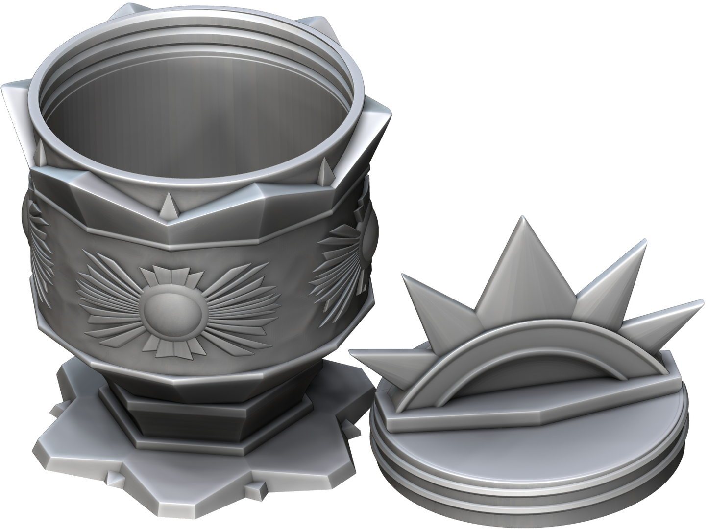 Ars Moriendi - Mythic Dice Box - Paladin - DnD/TTRPG/Roleplaying/Wargames - Helios3DPrinting