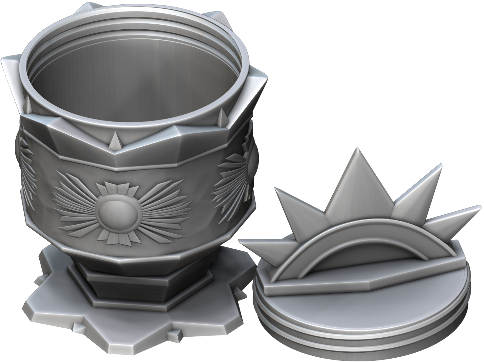 Ars Moriendi - Mythic Dice Box - Paladin - DnD/TTRPG/Roleplaying/Wargames - Helios3DPrinting