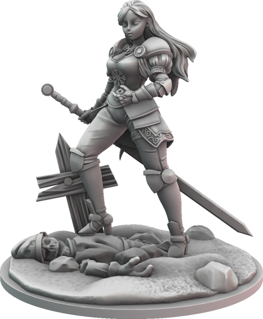 Minihoard - Princess & 7 Dwarves - Princess - DnD/TTRPG Figure/Miniature