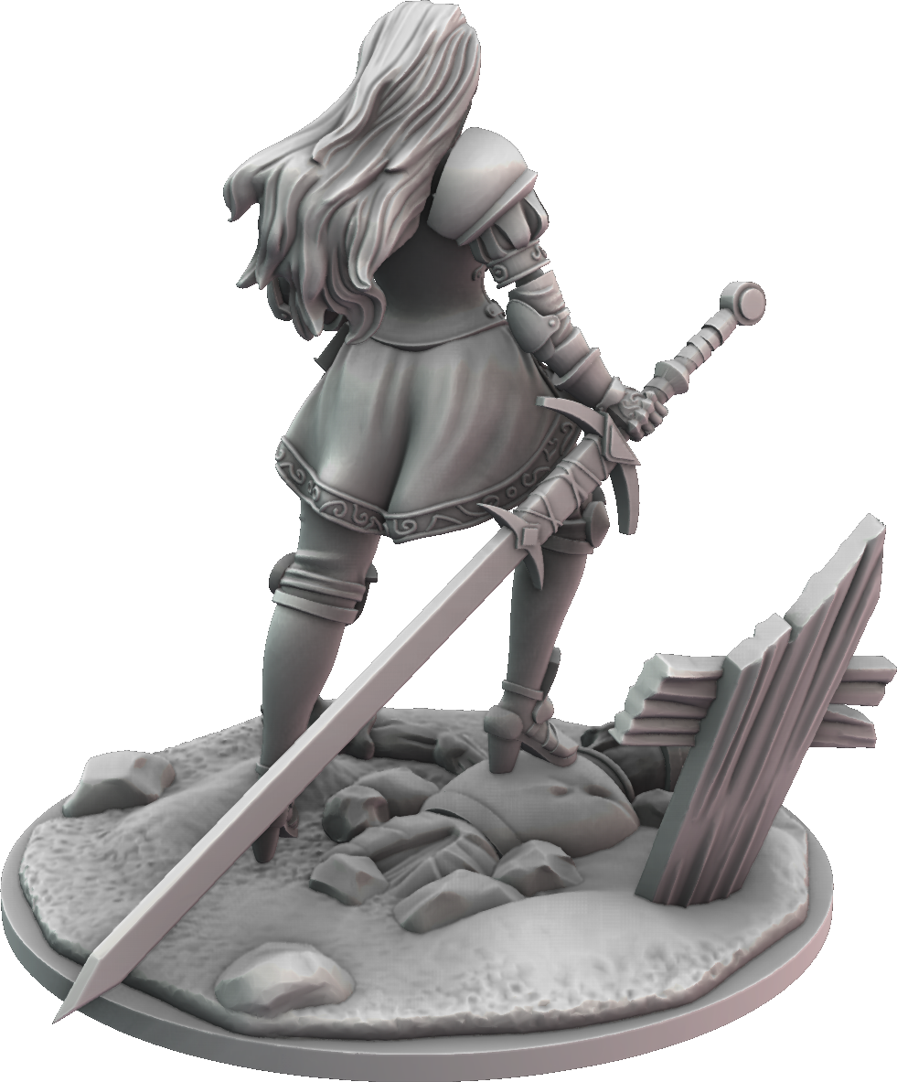 Minihoard - Princess & 7 Dwarves - Princess - DnD/TTRPG Figure/Miniature